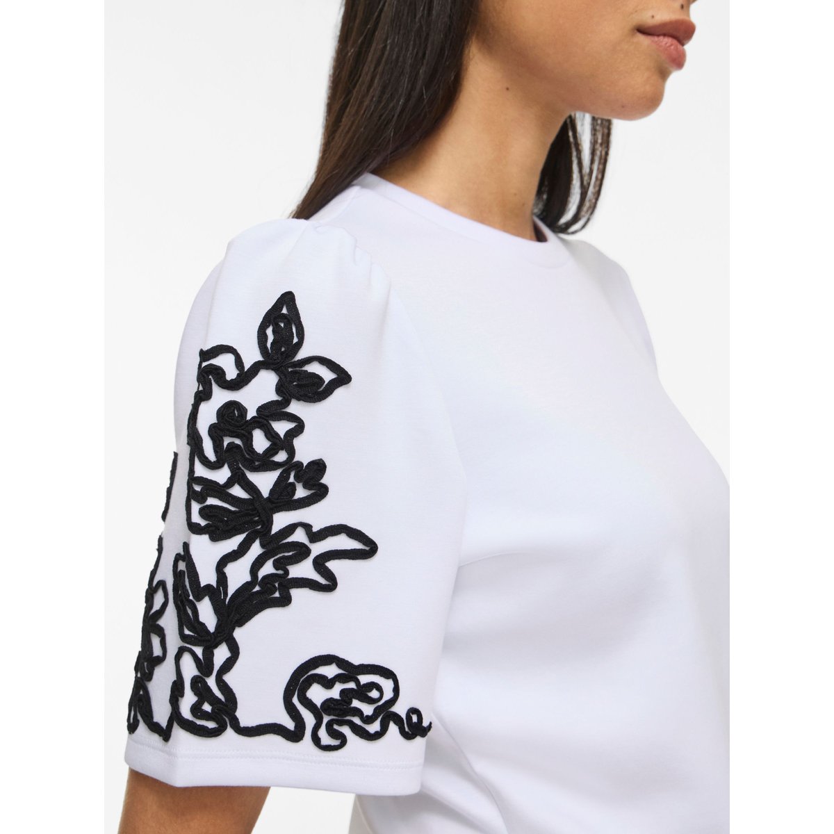 Sweat-Shirt À Manches Courtes snow white, VILA