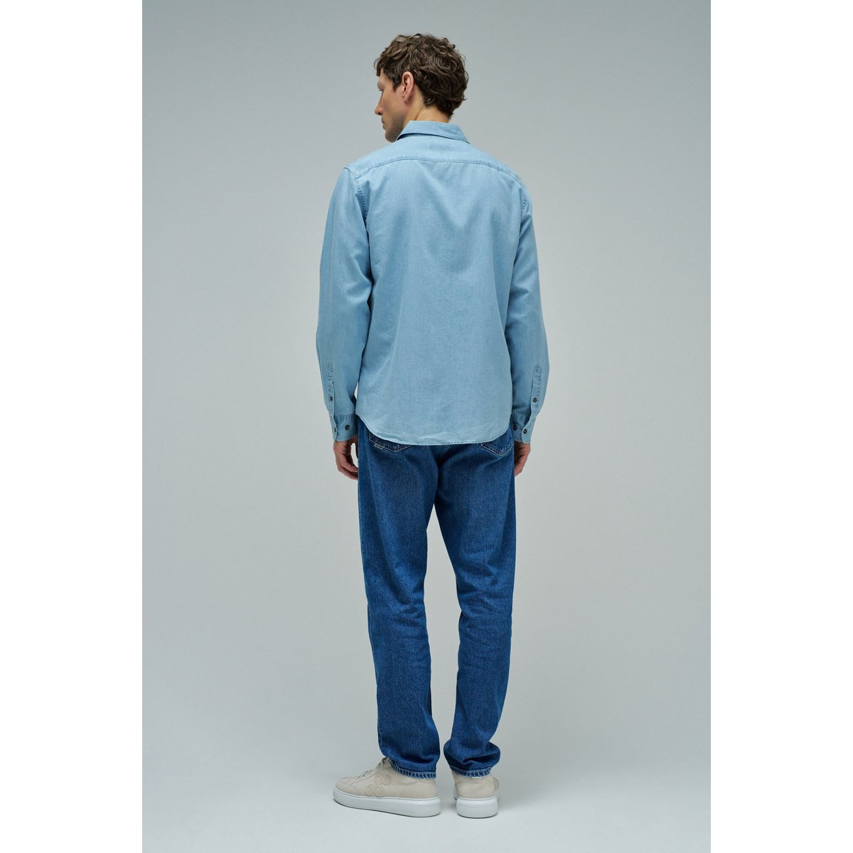 CHEMISE EN DENIM LÉGER bleu cobalt, SALSA JEANS
