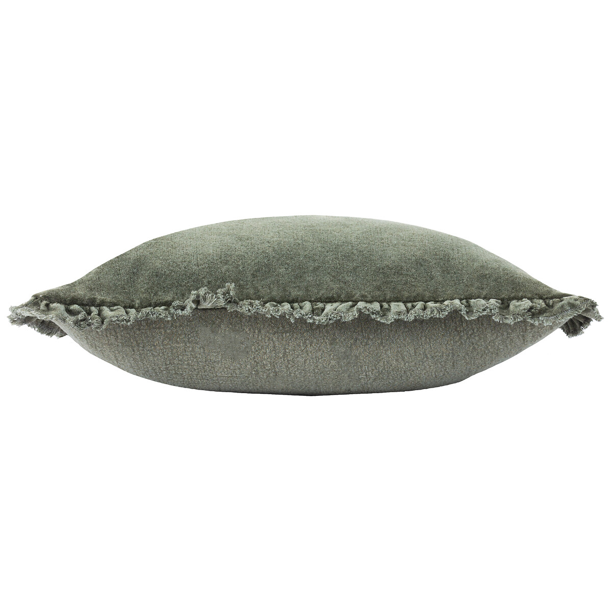 Bertie Cotton Velvet Cushion moss , YARD