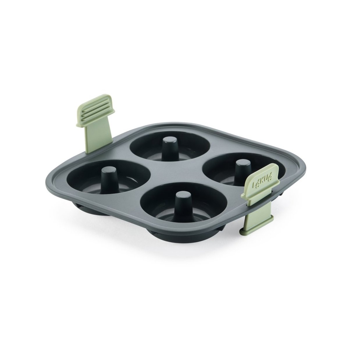 Moule airfryer 4 donuts 20 x 20 cm gris, LEKUE