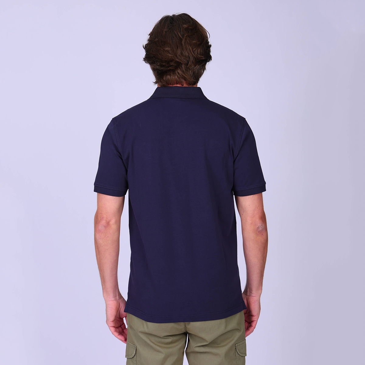Polo Gerold bleu marine, MISE AU GREEN