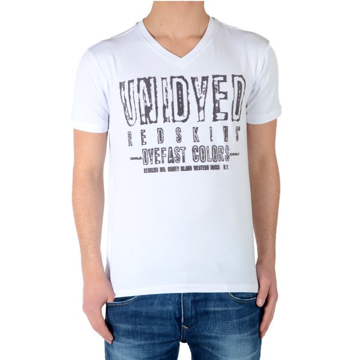 Tee Shirt Olfi blanc, REDSKINS