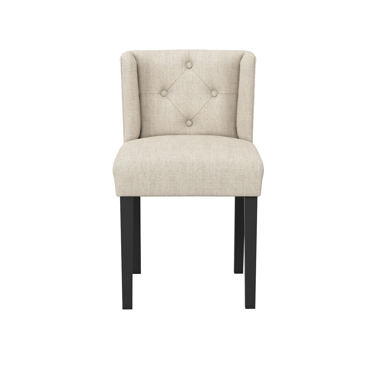 Giada Linen Wingback Dining Chair raw linen, ÉDITÉ