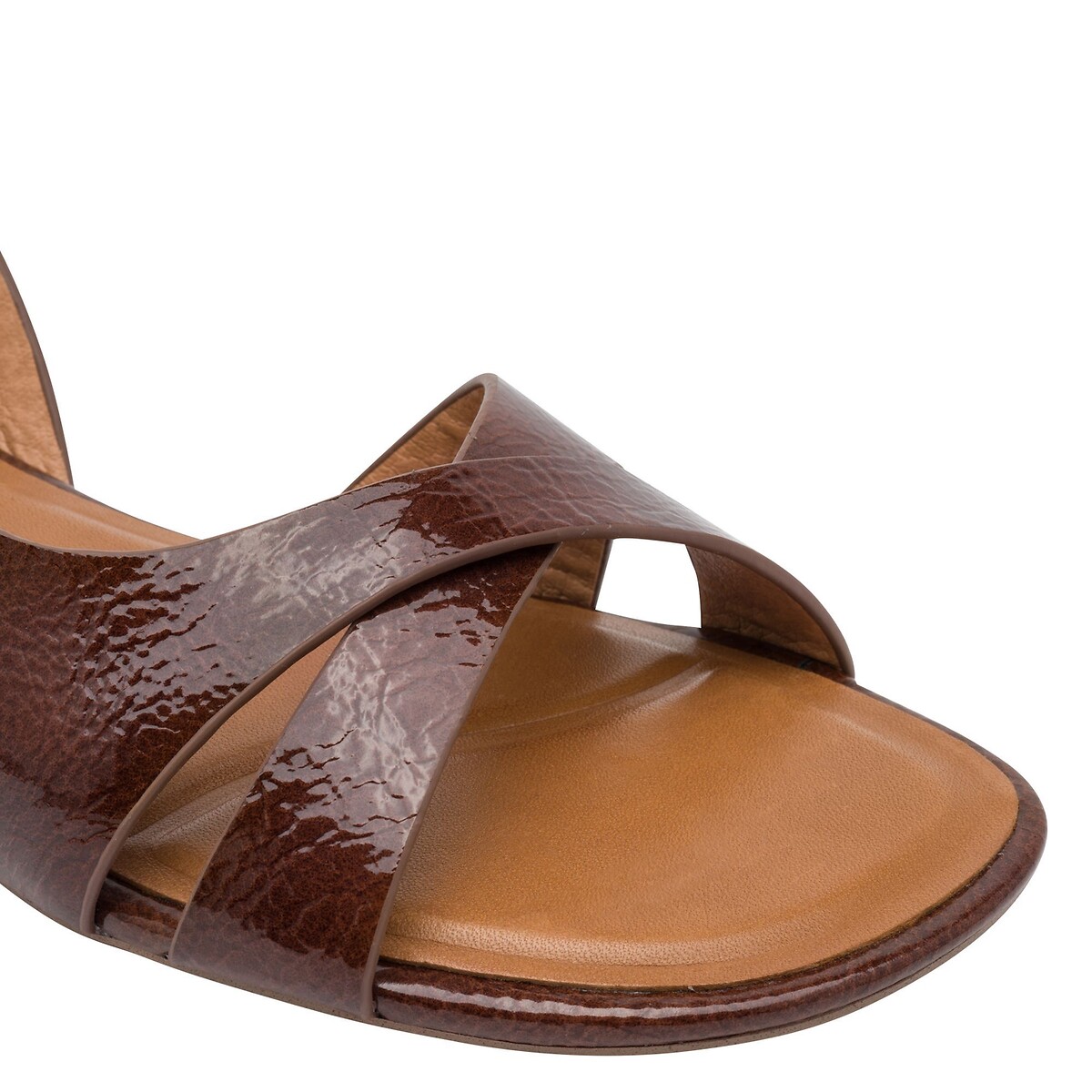 Sandales plates cognac, TAMARIS