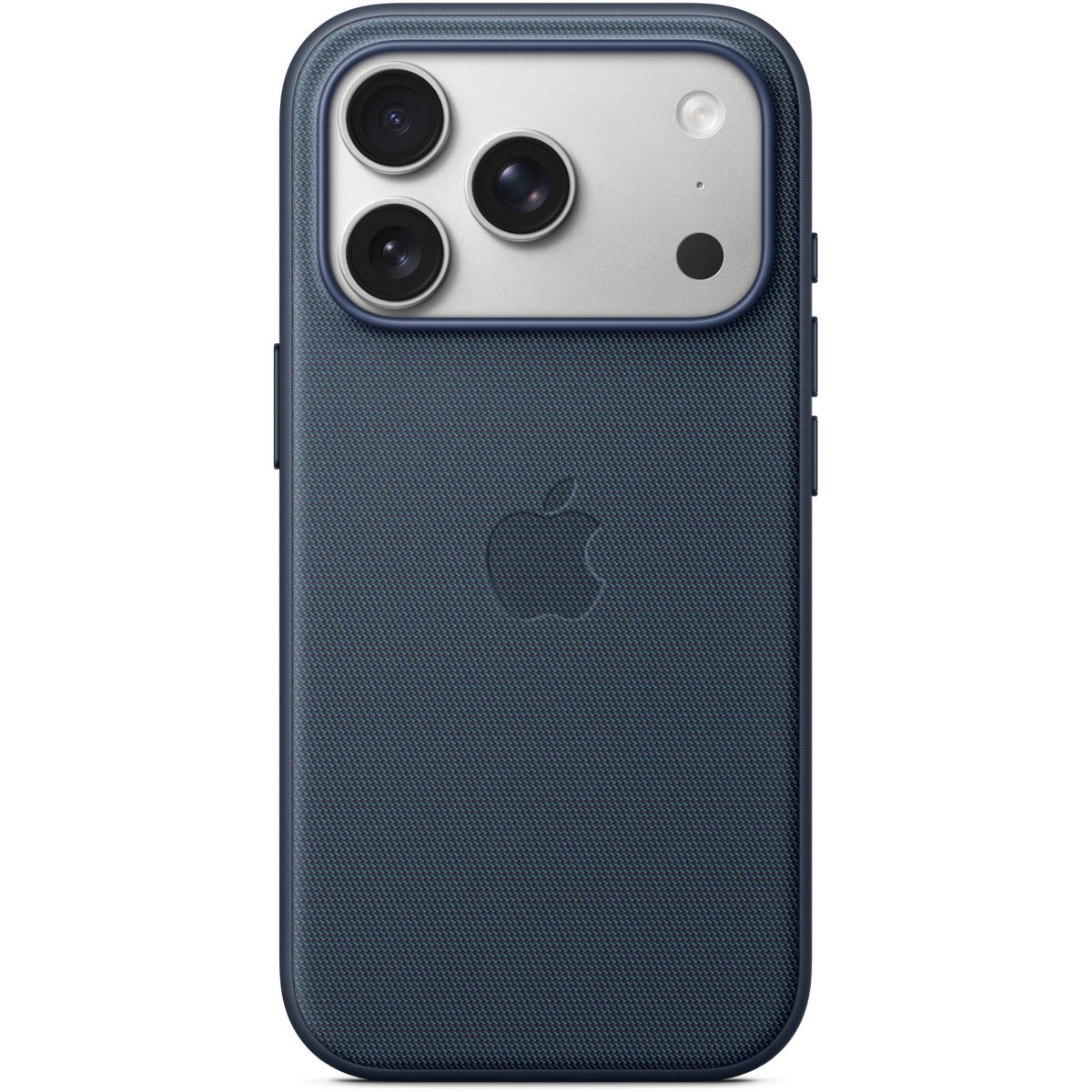 Coque iPhone 17 Pro MagSafe tissage Bleu couleur unique, APPLE