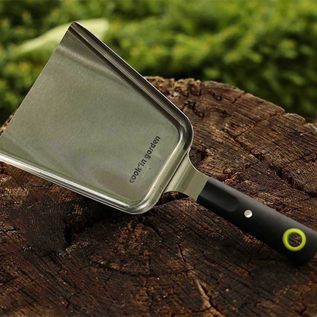 Spatule à bords relevés et manche soft touch couleur unique, COOK IN GARDEN