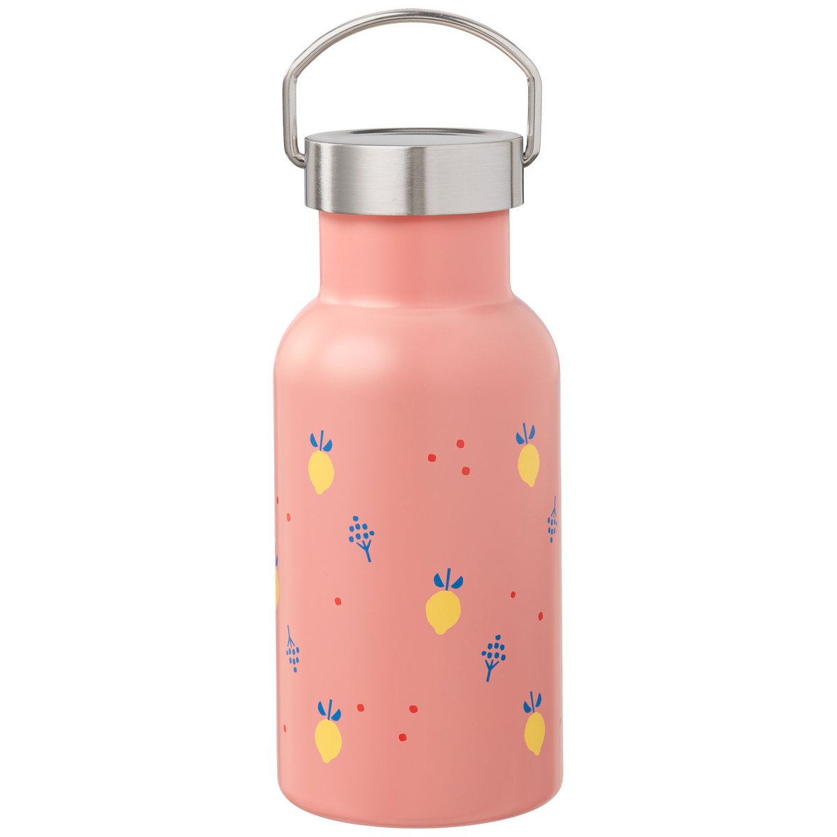 Gourde isotherme rose, jaune, bleu, FRESK
