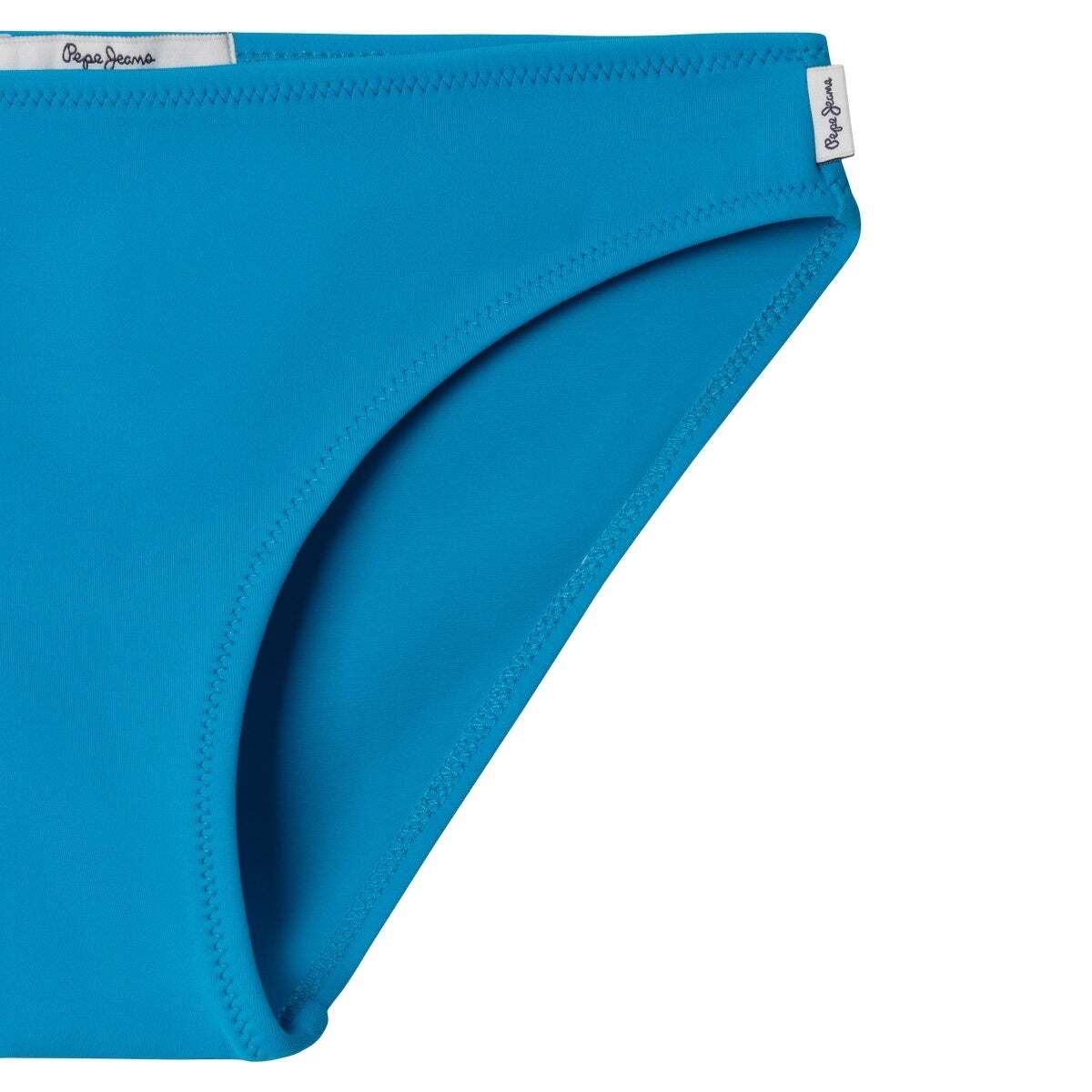 Haut De Bikini Avec Logo Imprimé bleu turquoise clair, PEPE JEANS