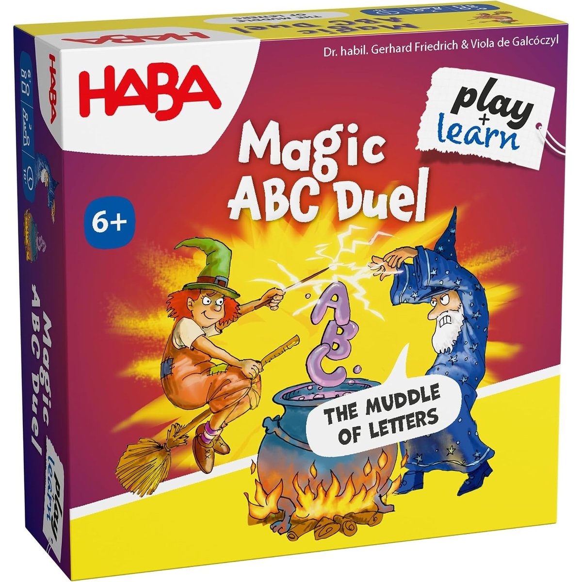 Jeu de duel Mots magiques jaune, HABA