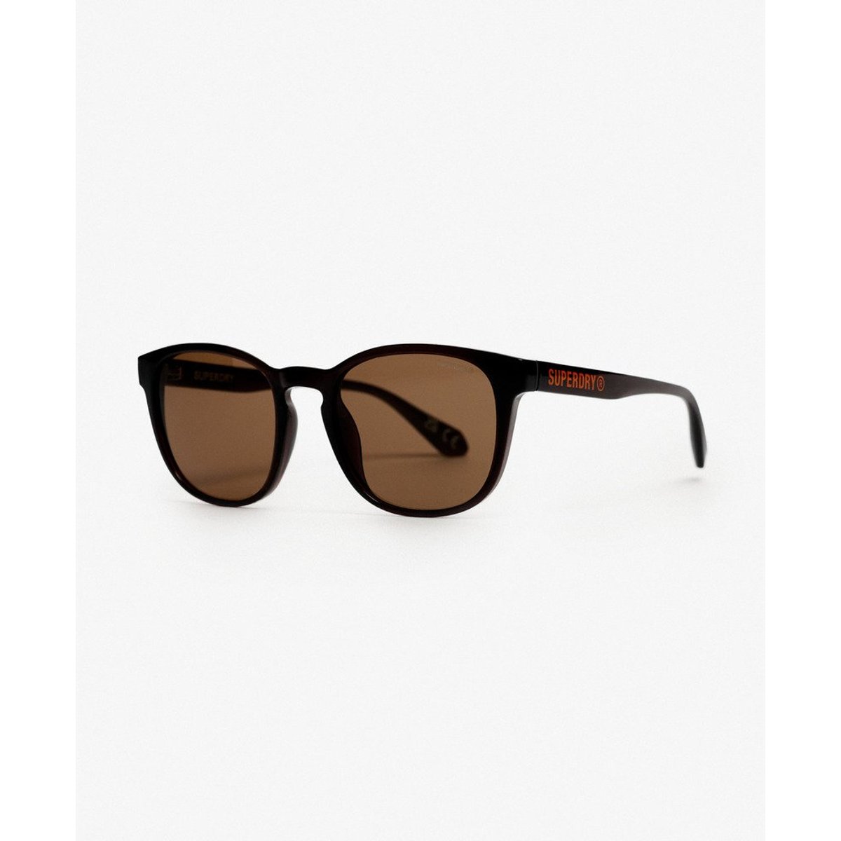 Lunettes de soleil à verres ronds verres noirs/marron, SUPERDRY