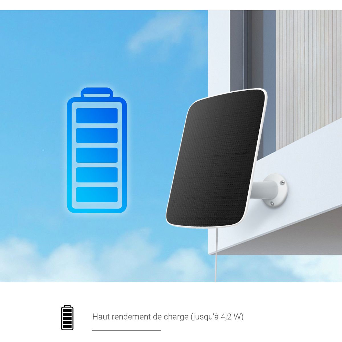 Caméra de surveillance Wifi sur batterie BC1C 4K pro kit couleur unique, EZVIZ