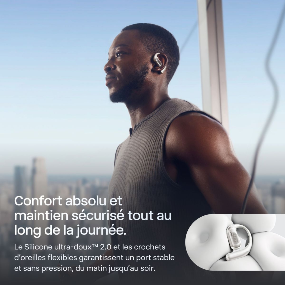 Ecouteurs OpenFit PRO Blanc blanc, SHOKZ