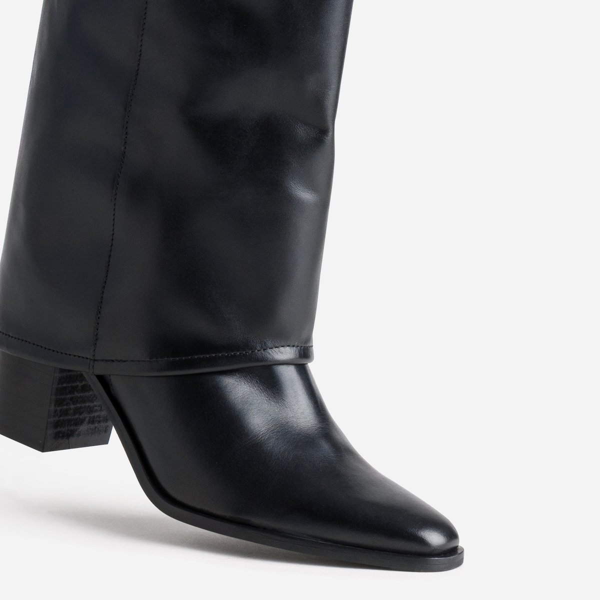 Botte À Talon en cuir TAKINA noir, ERAM