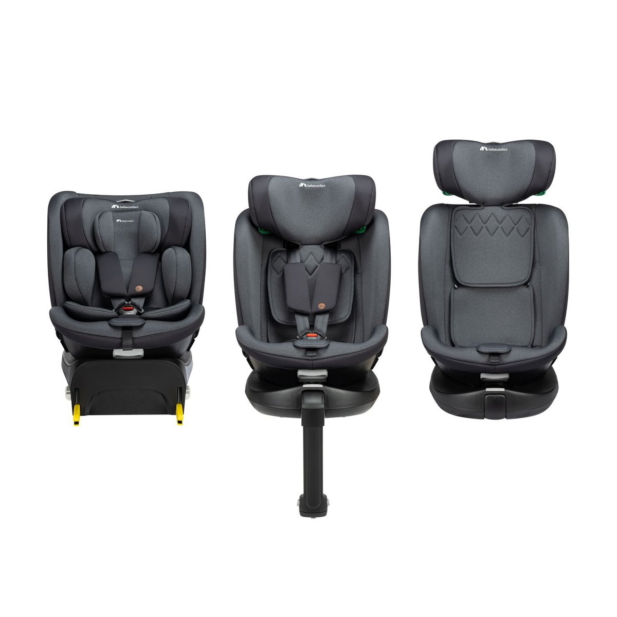 Siège auto évolutif pivotant Evolufix Plus 360 i-Size noir teinté, BEBECONFORT