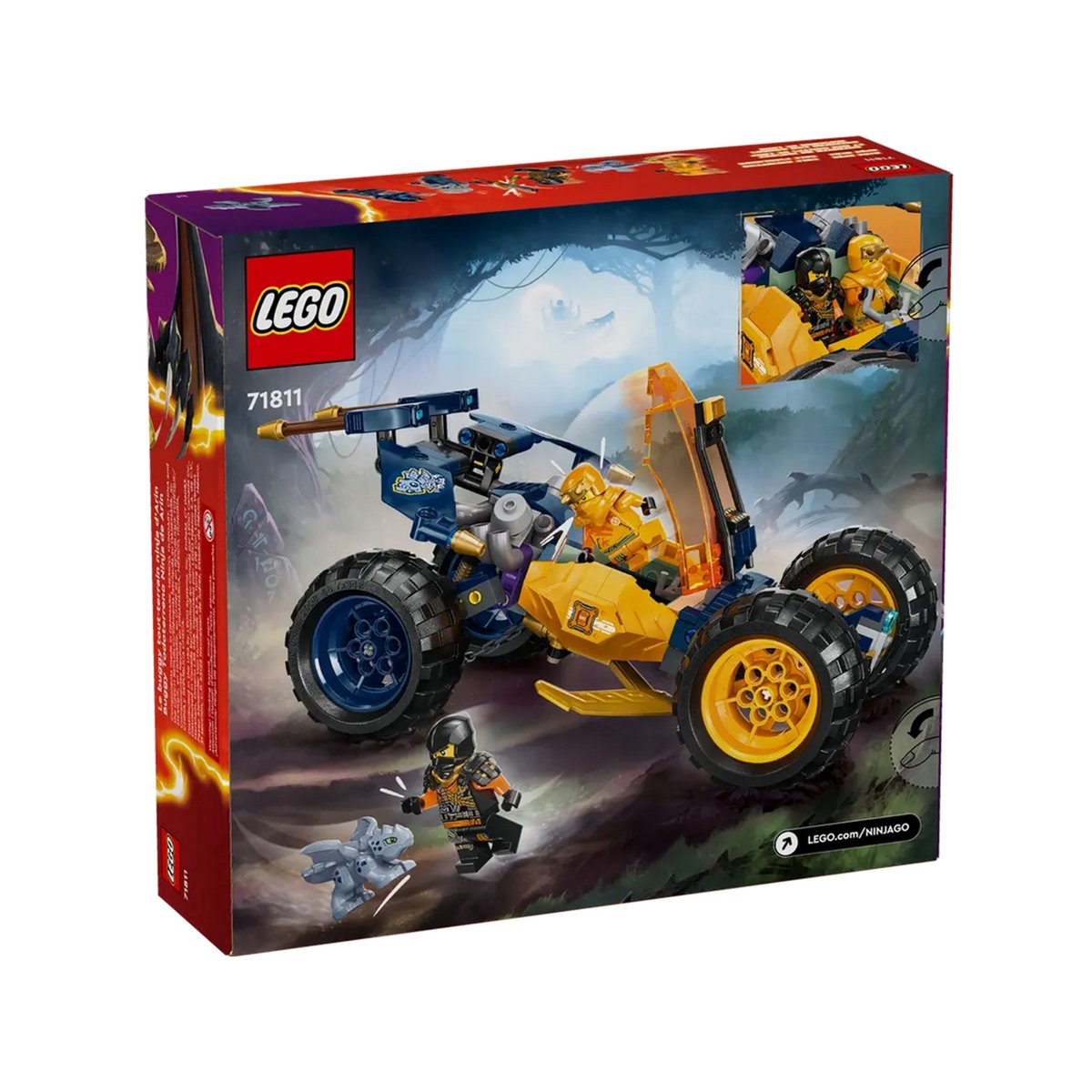 Le buggy tout-terrain ninja d'Arin multicolore, LEGO