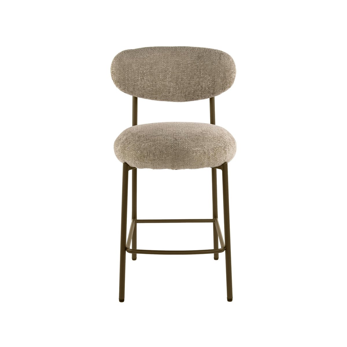 Lot de 2 tabourets de bar CREEK sable texturé, PIER IMPORT