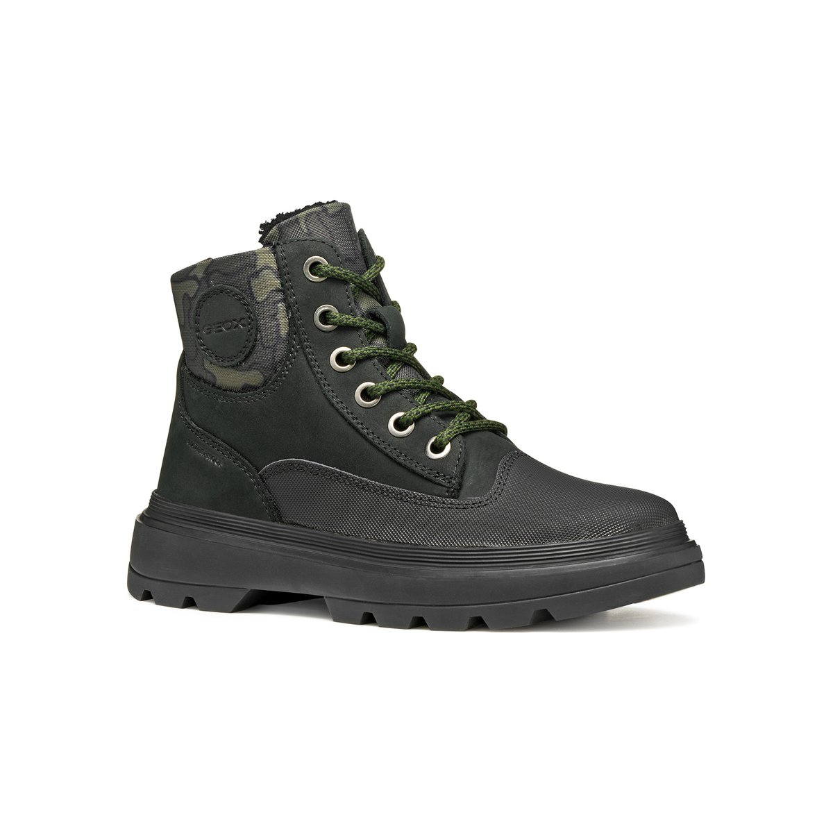 Bottes Et Bottines  J KIDDARTAH  WPF noir/vert militaire, GEOX