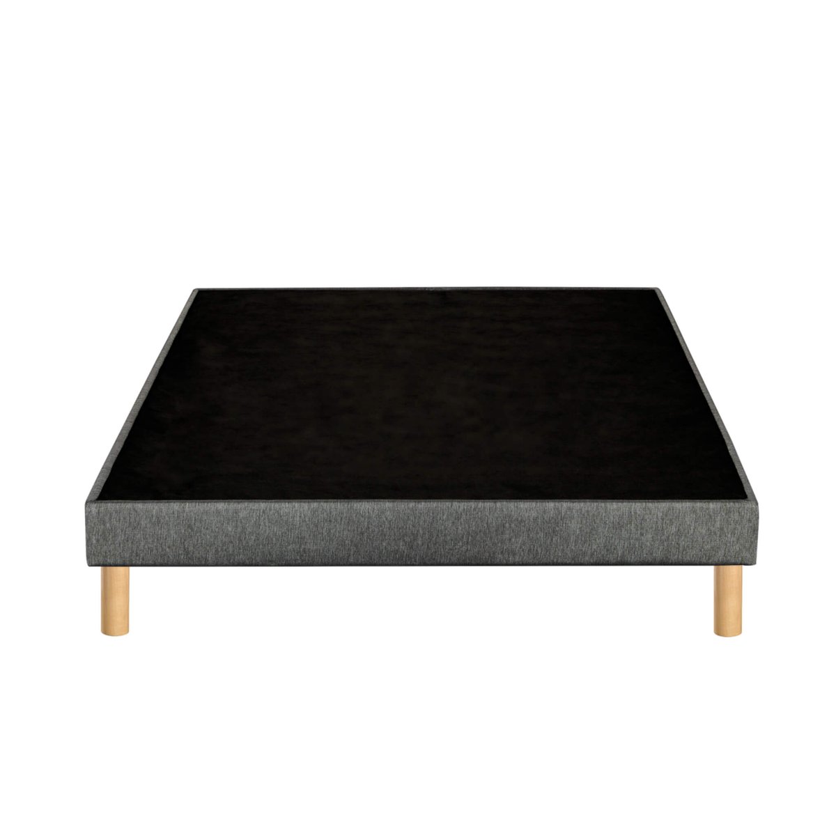 Sommier déco tapissier UNIC gris foncé, BULTEX