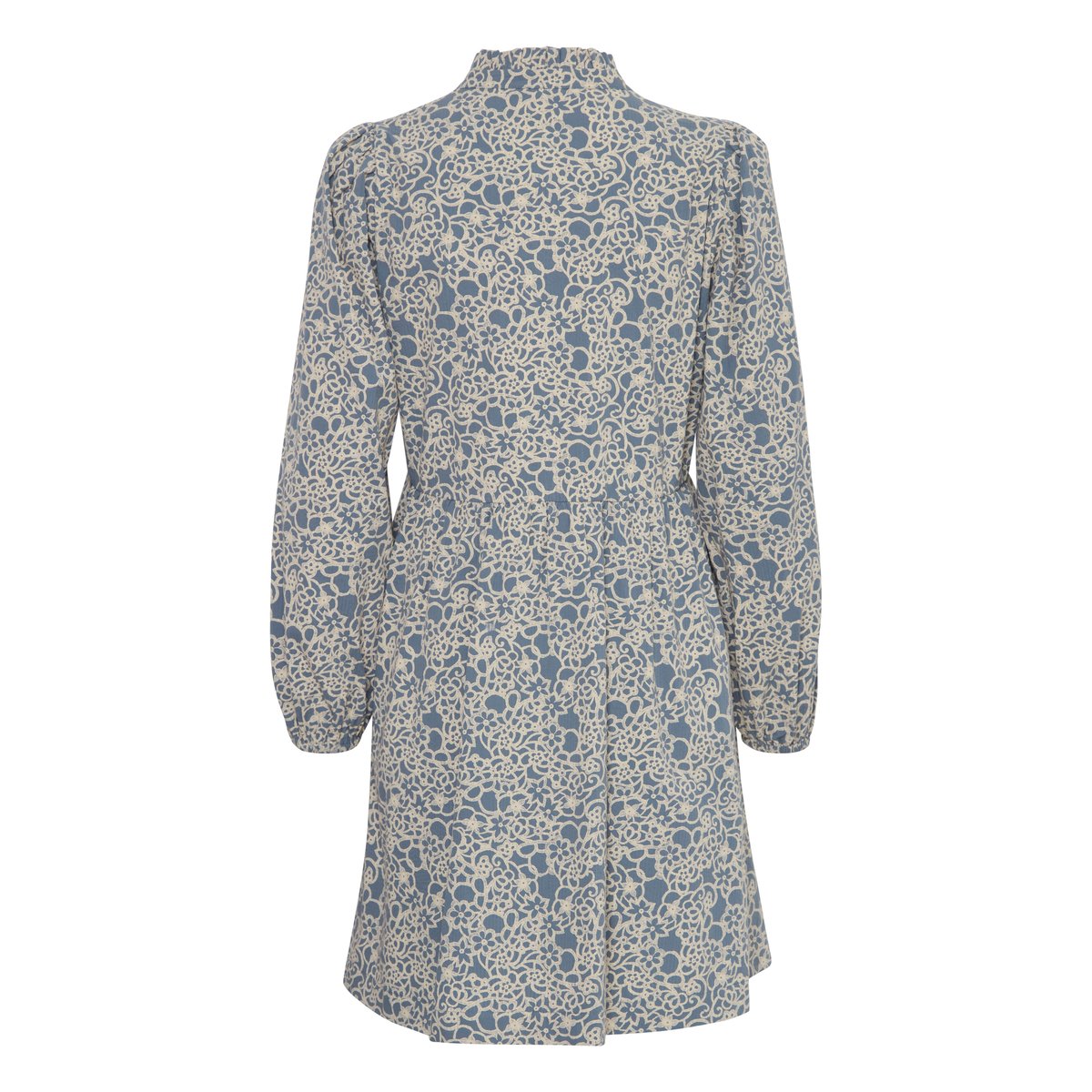 Dress bleu blue mirage flower aop, ICHI