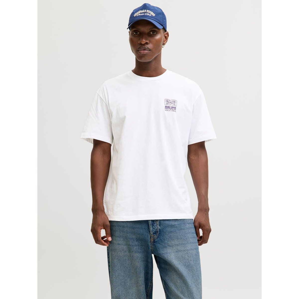 T-Shirt bright white, JACK & JONES