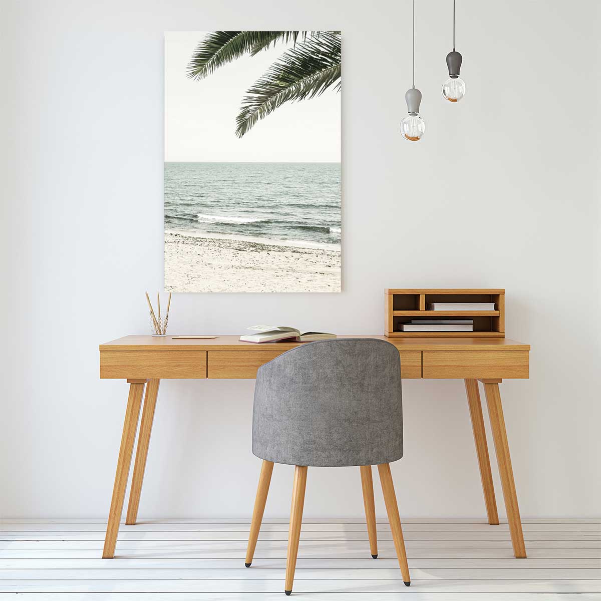 Tableau plage tropicale tableau alu dibond, HEXOA