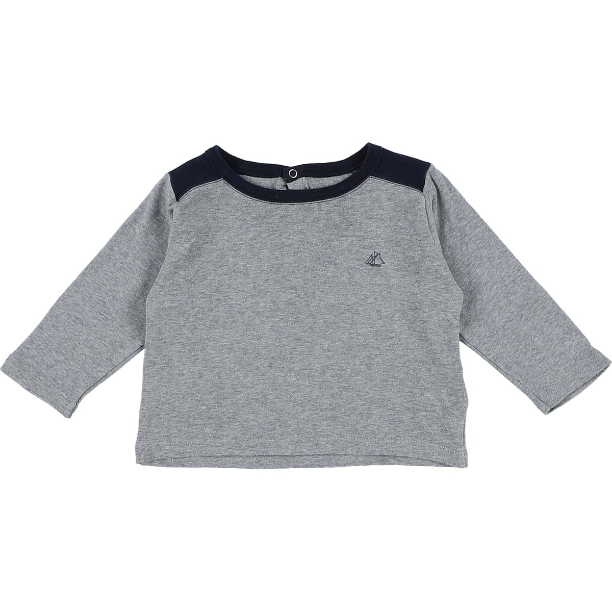 T-shirt -  Très bon état bleu;gris, PETIT BATEAU