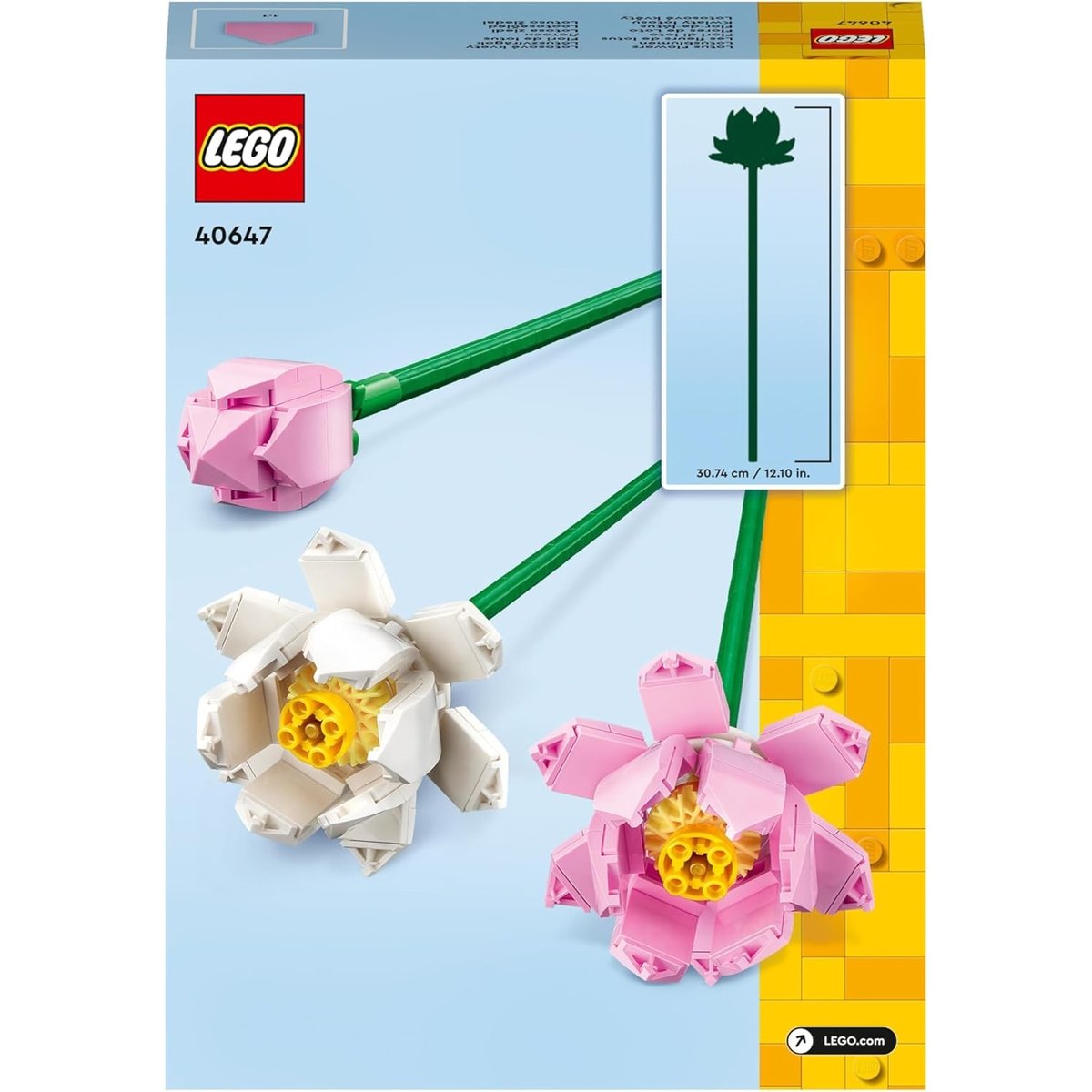 LEGO Botanicals - Bouquet de Fleurs de Lotus - 40647 rose, blanc, LEGO