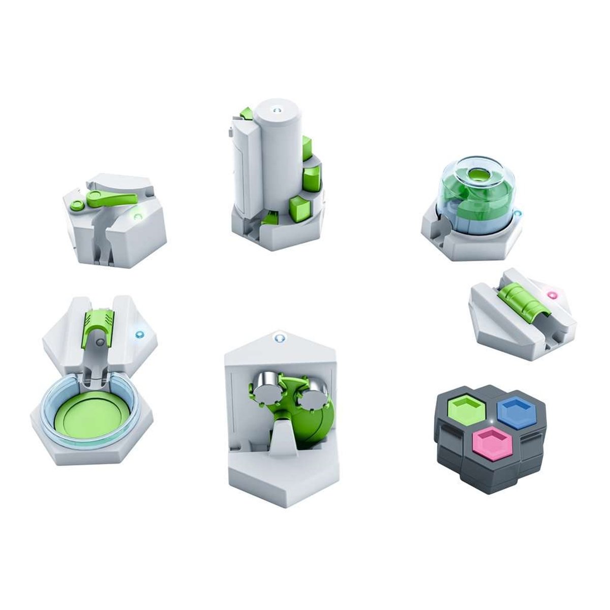 GraviTrax POWER Système de piste interactive blanc et vert, RAVENSBURGER