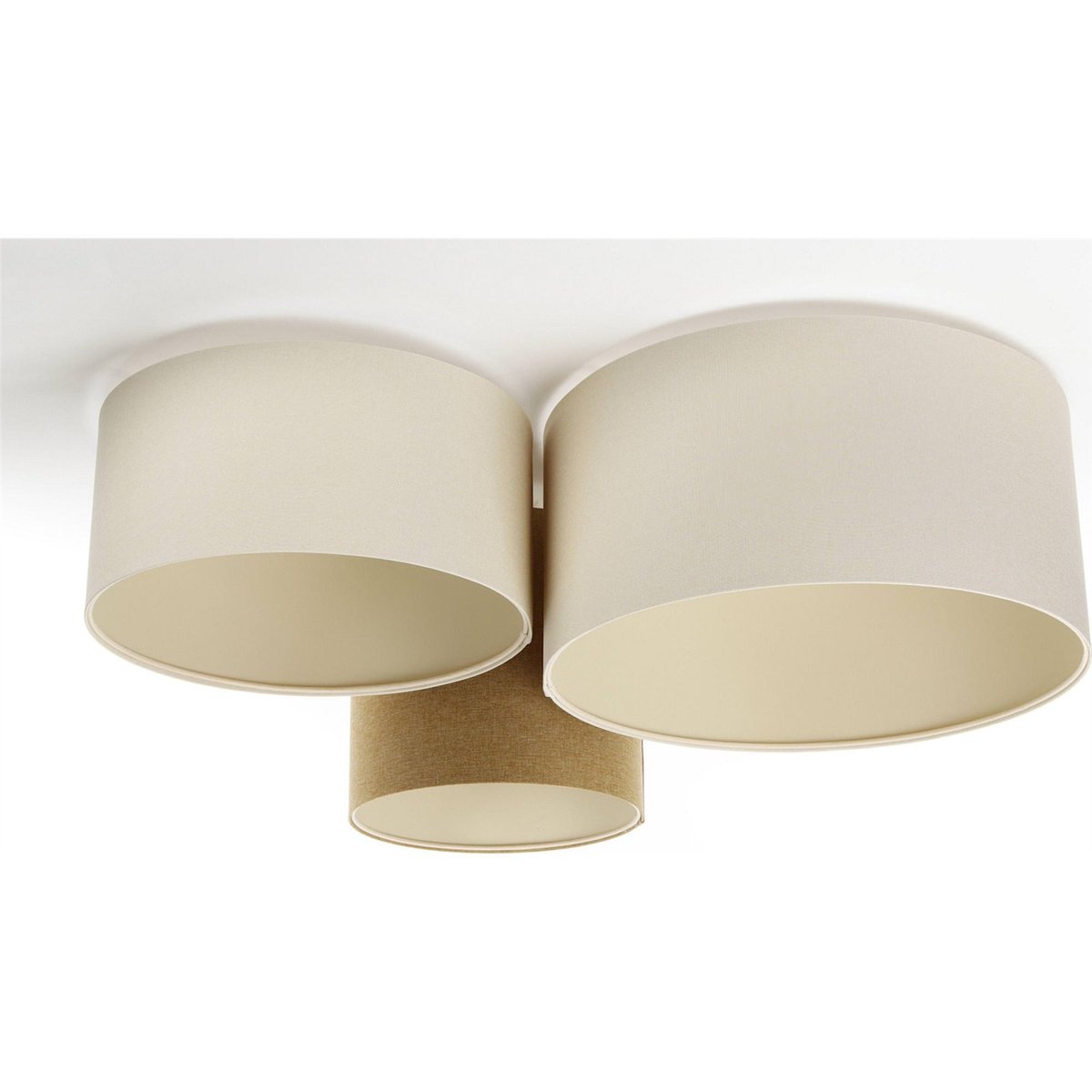 Plafonnier en tissu, BOHO ELEGANT crème beige doux, BPS KONCEPT