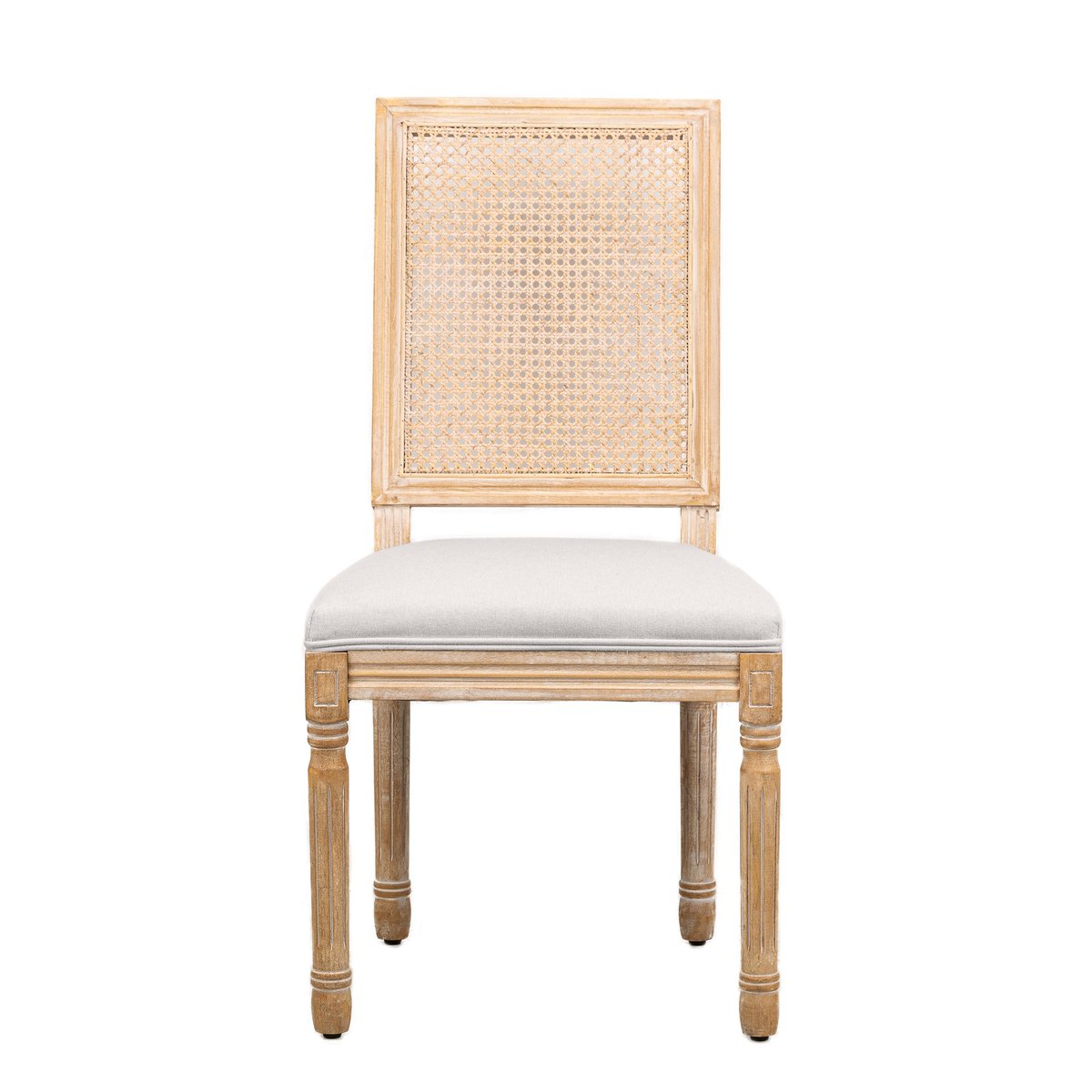 Lot de 2 chaises classiques, CAMBRIDGE gris clair, NORDLYS