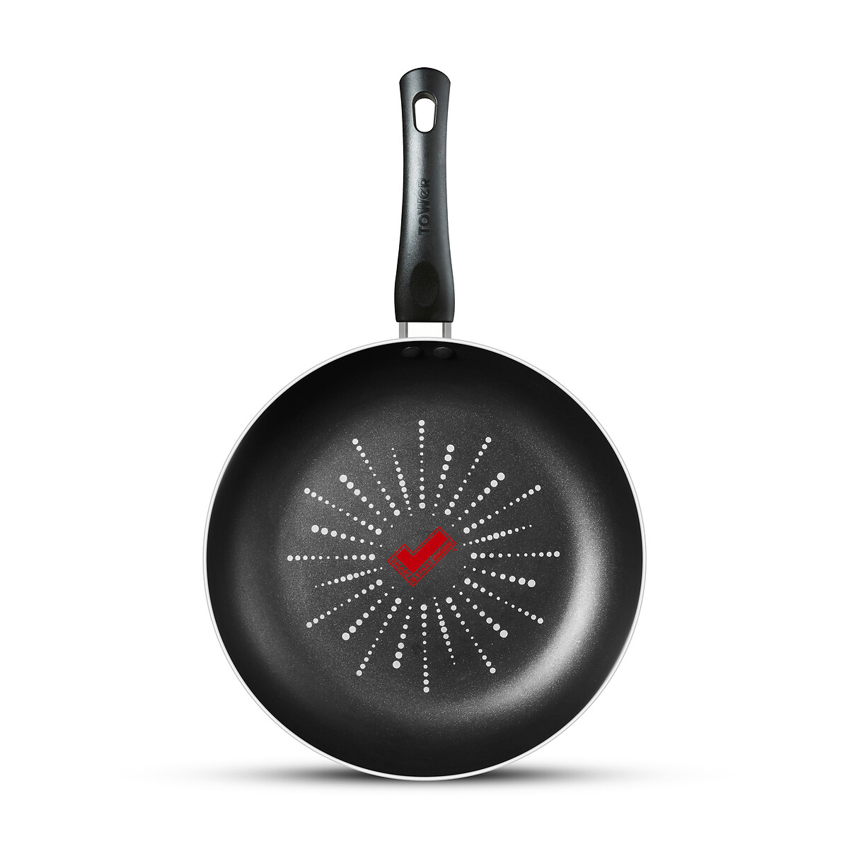 30cm Smart Start Classic Frying Pan black, TOWER