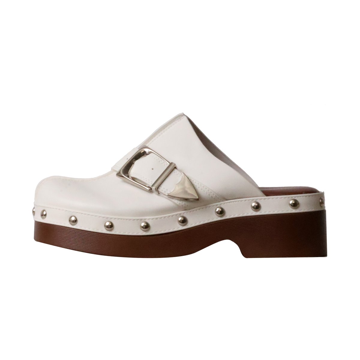 Mules à Enfiler blanc, ENZA NUCCI
