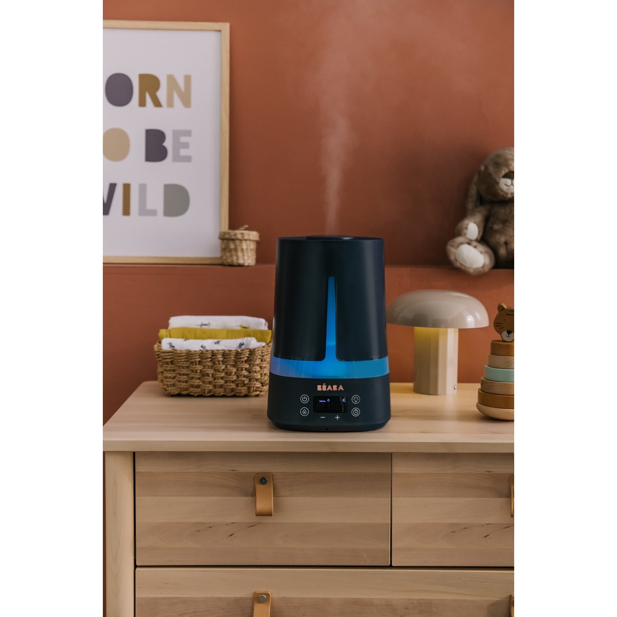 Humidificateur d'air bleu nuit, BEABA