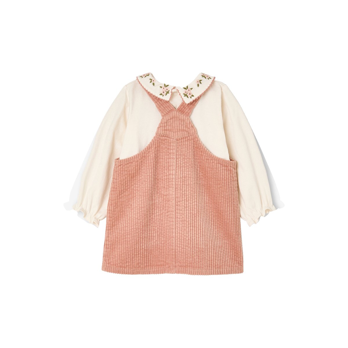 Ensemble robe t-shirt collants blush, VERTBAUDET