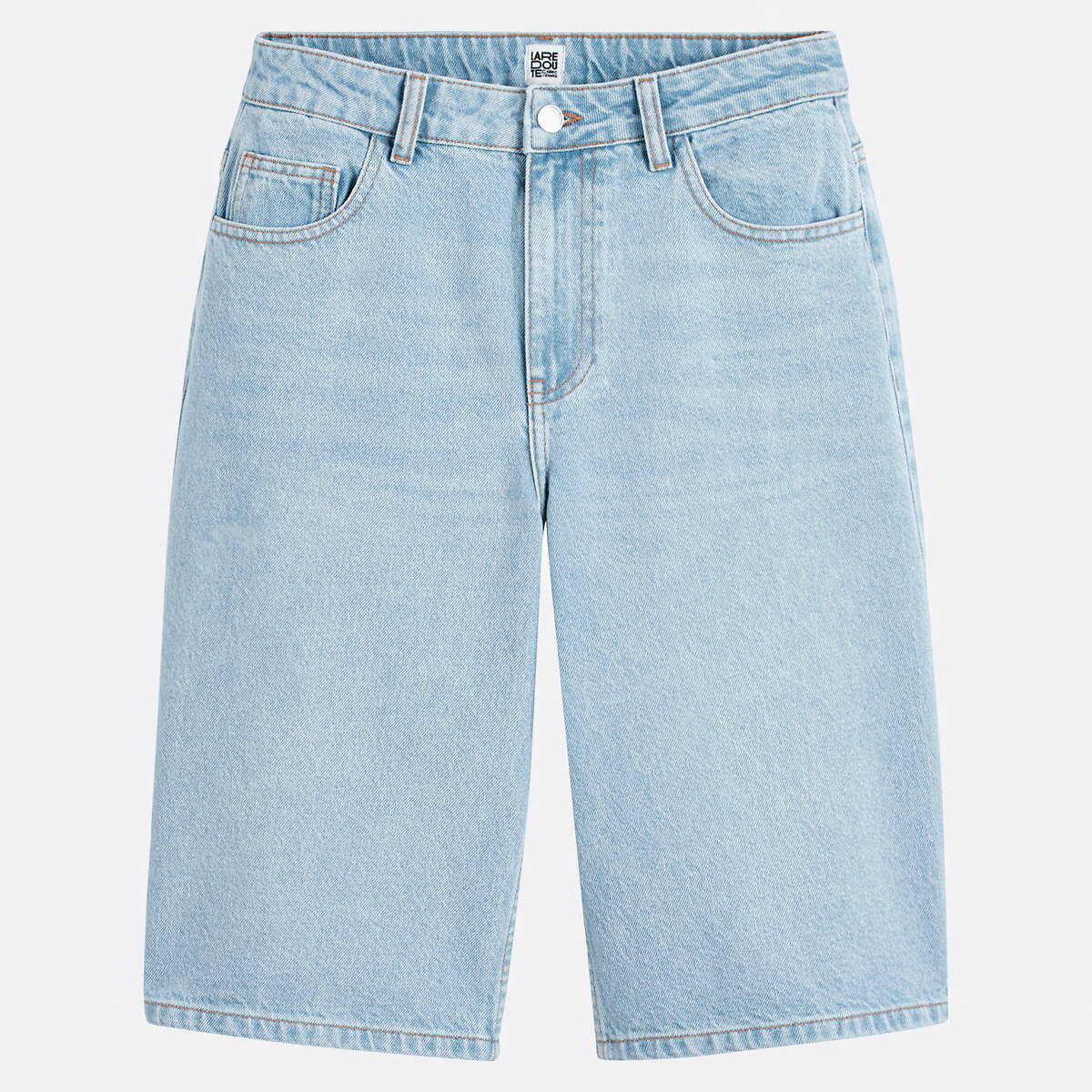 Bermuda in denim blu double stone, LA REDOUTE COLLECTIONS