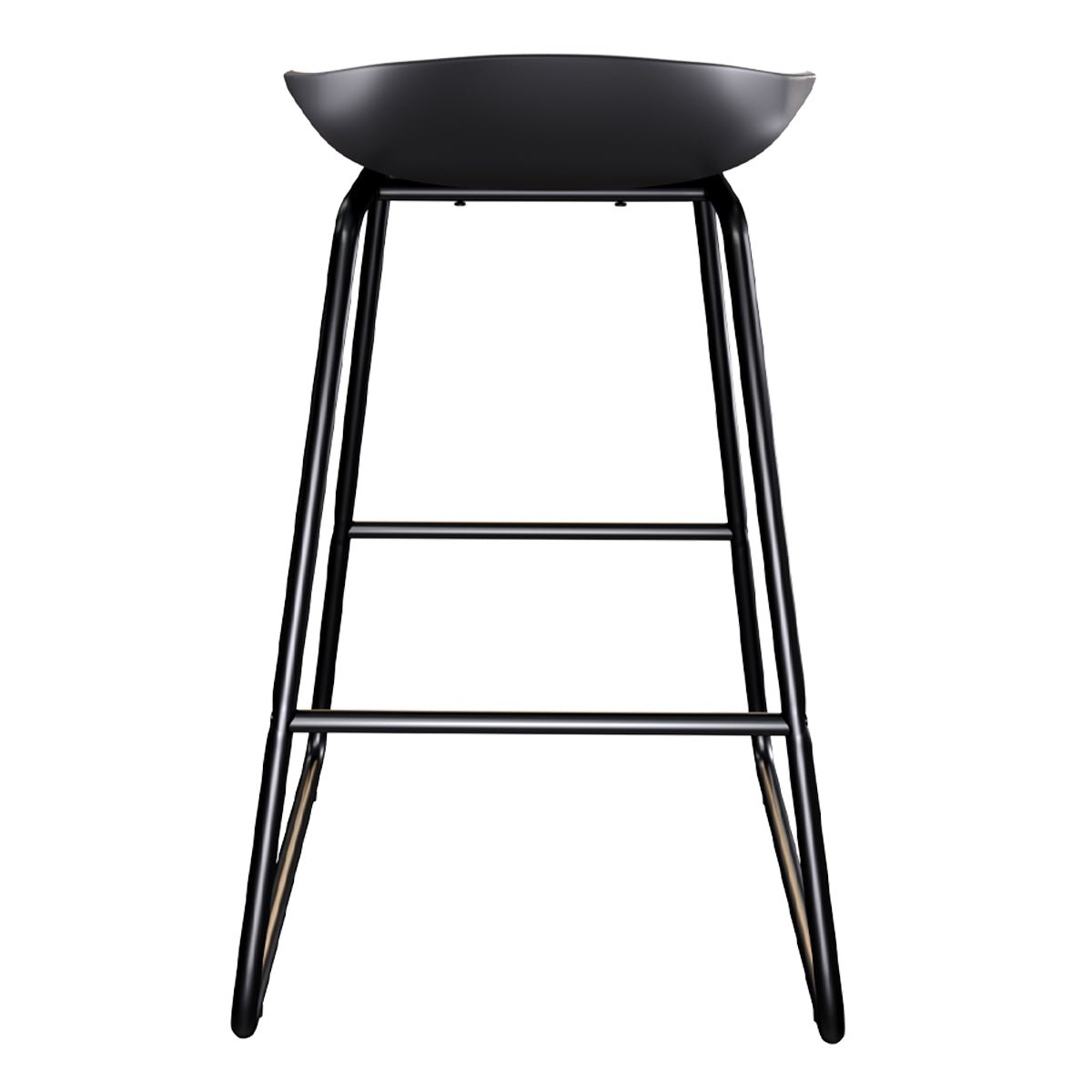 Lot de 2 chaises pour îlot central H65,5 cm - YOSHI noir, MAISON PAVANE