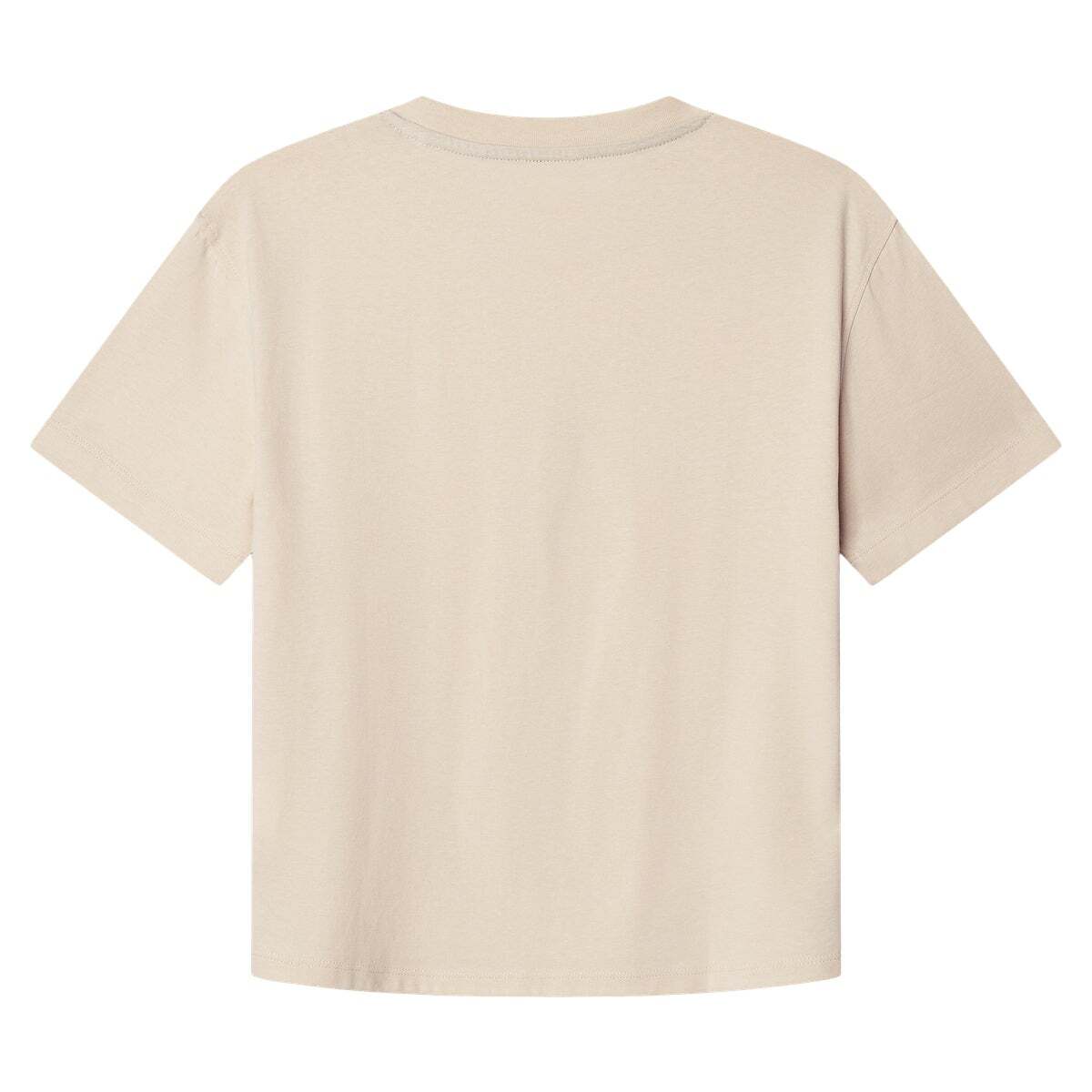 T-Shirt À Rayures Coupe Décontractée blanche toile, PEPE JEANS