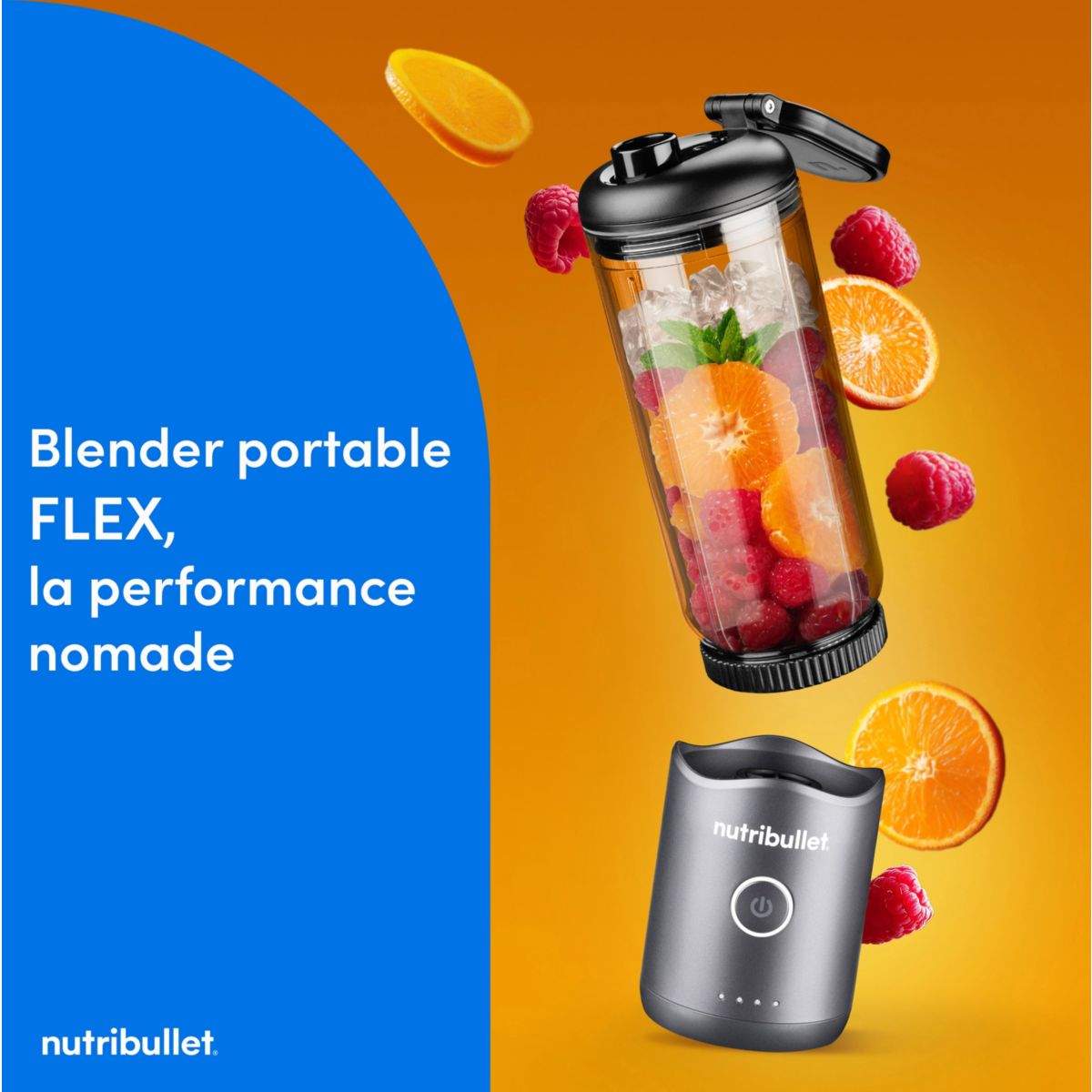 Blender FLEX - Gunmetal Grey NBP013GM couleur unique, NUTRIBULLET