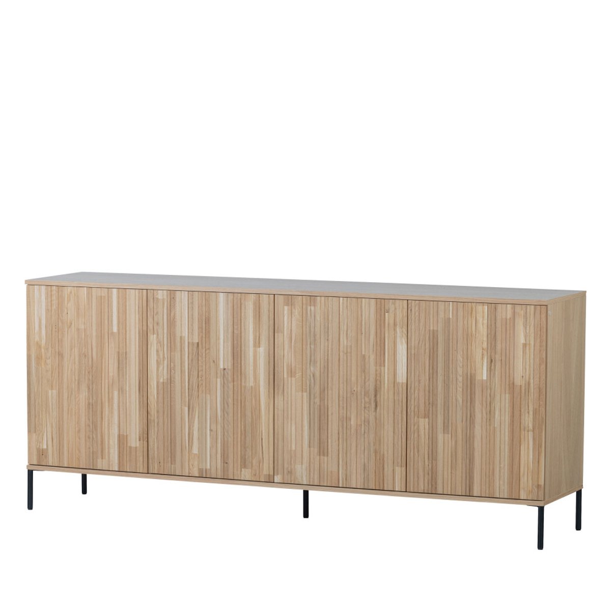 Buffet en bois de frêne - GRAVURE bois clair, WOOOD