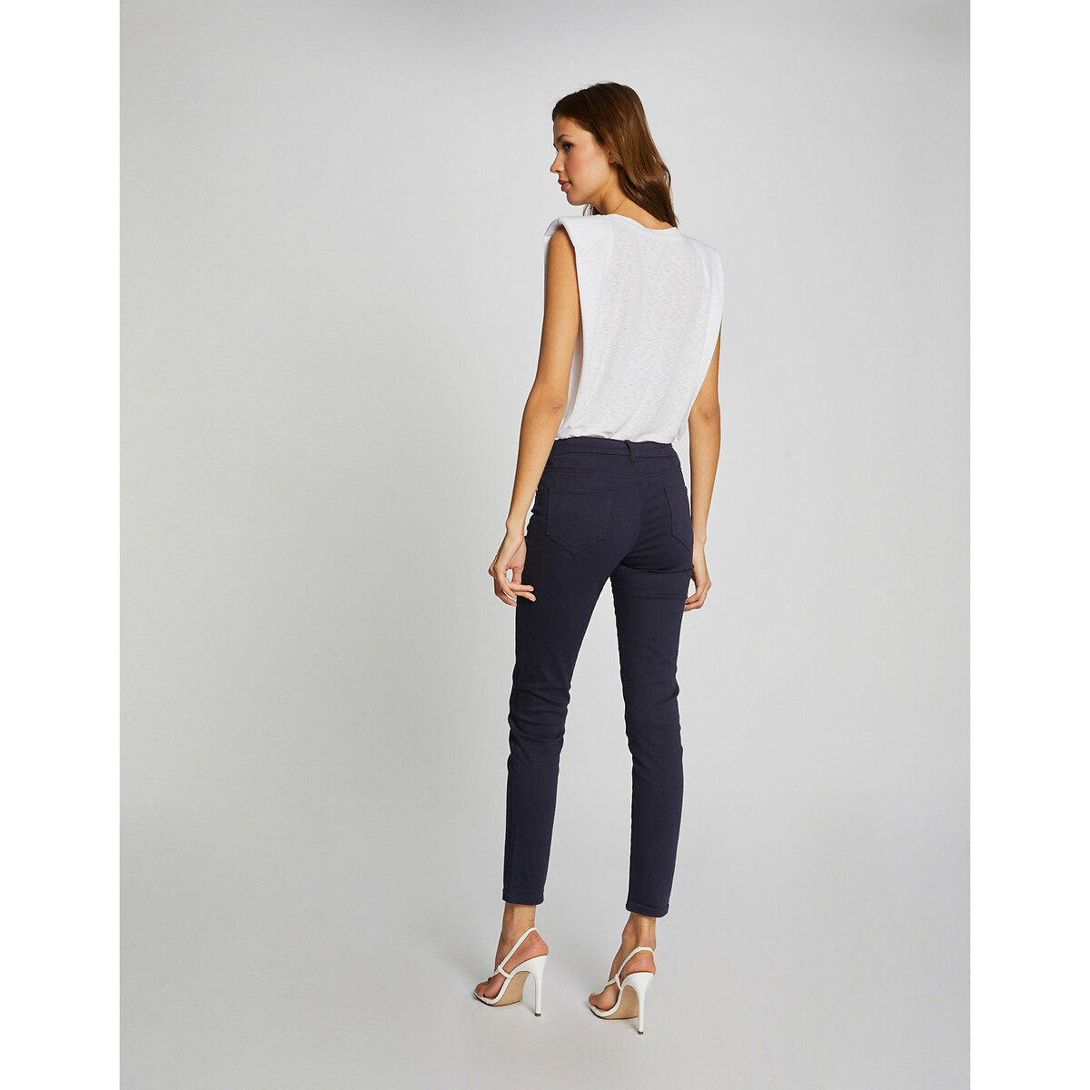 Pantalon skinny  marine, MORGAN