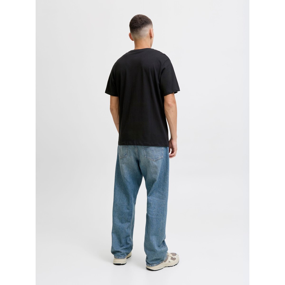 T-Shirt noire - black, JACK & JONES