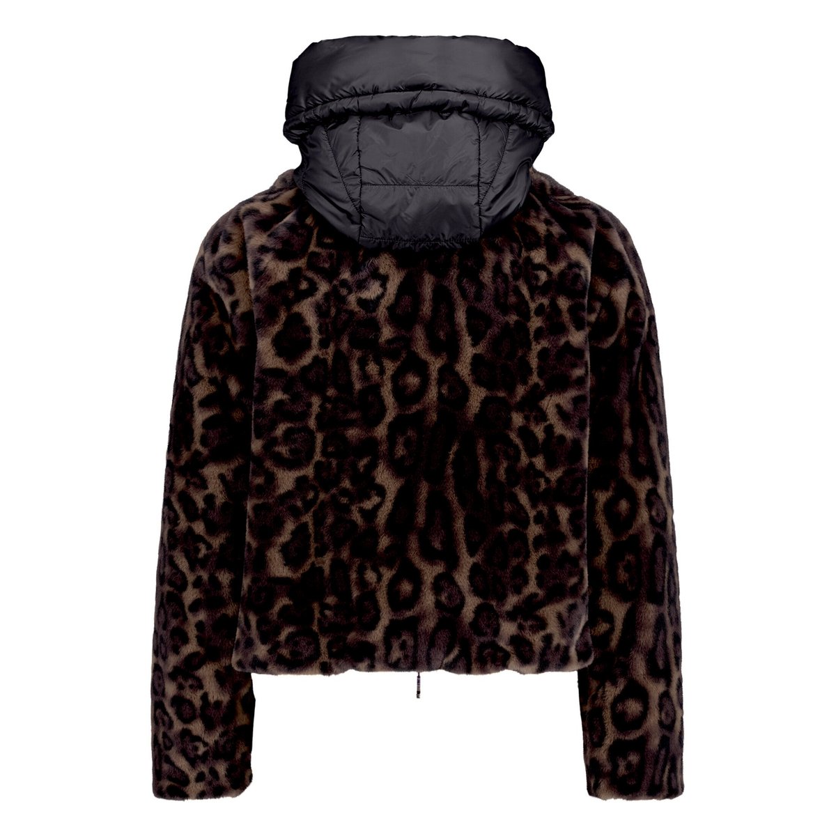 Veste en peluche avec partie veste sans manches amovible taupe/black, AMBER & JUNE