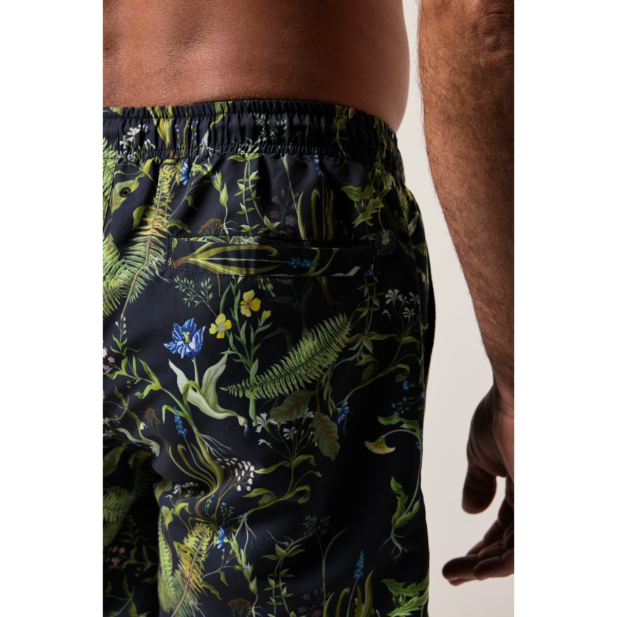 Short de bain, collection Beachwear noir, JP1880