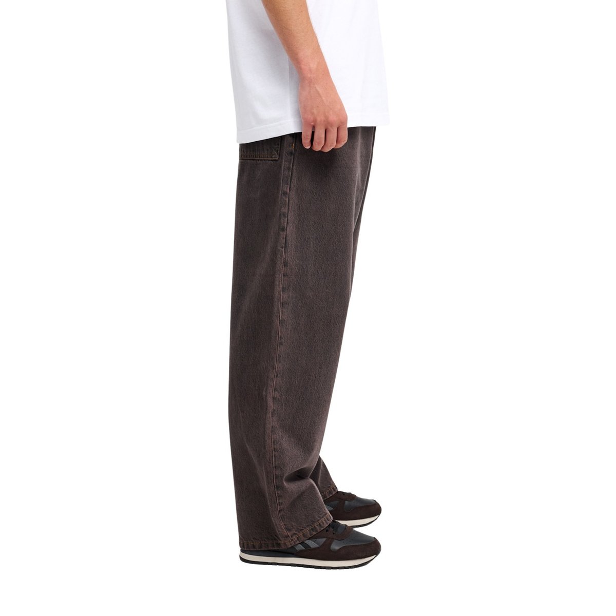 Jean baggy YOUNG GUNS DENIM noir black black tint brown, QUIKSILVER
