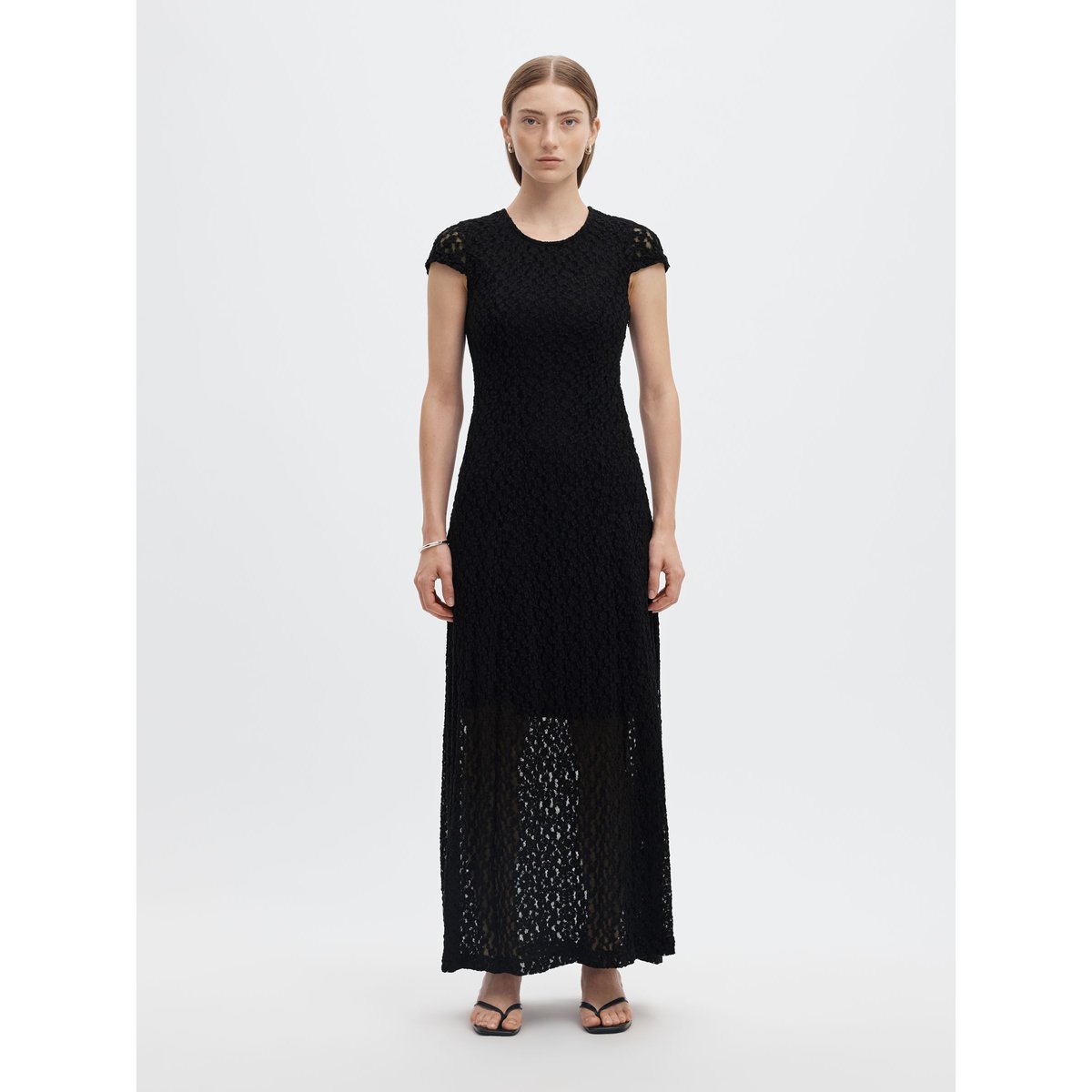 Robe Longue noir - black1, SELECTED