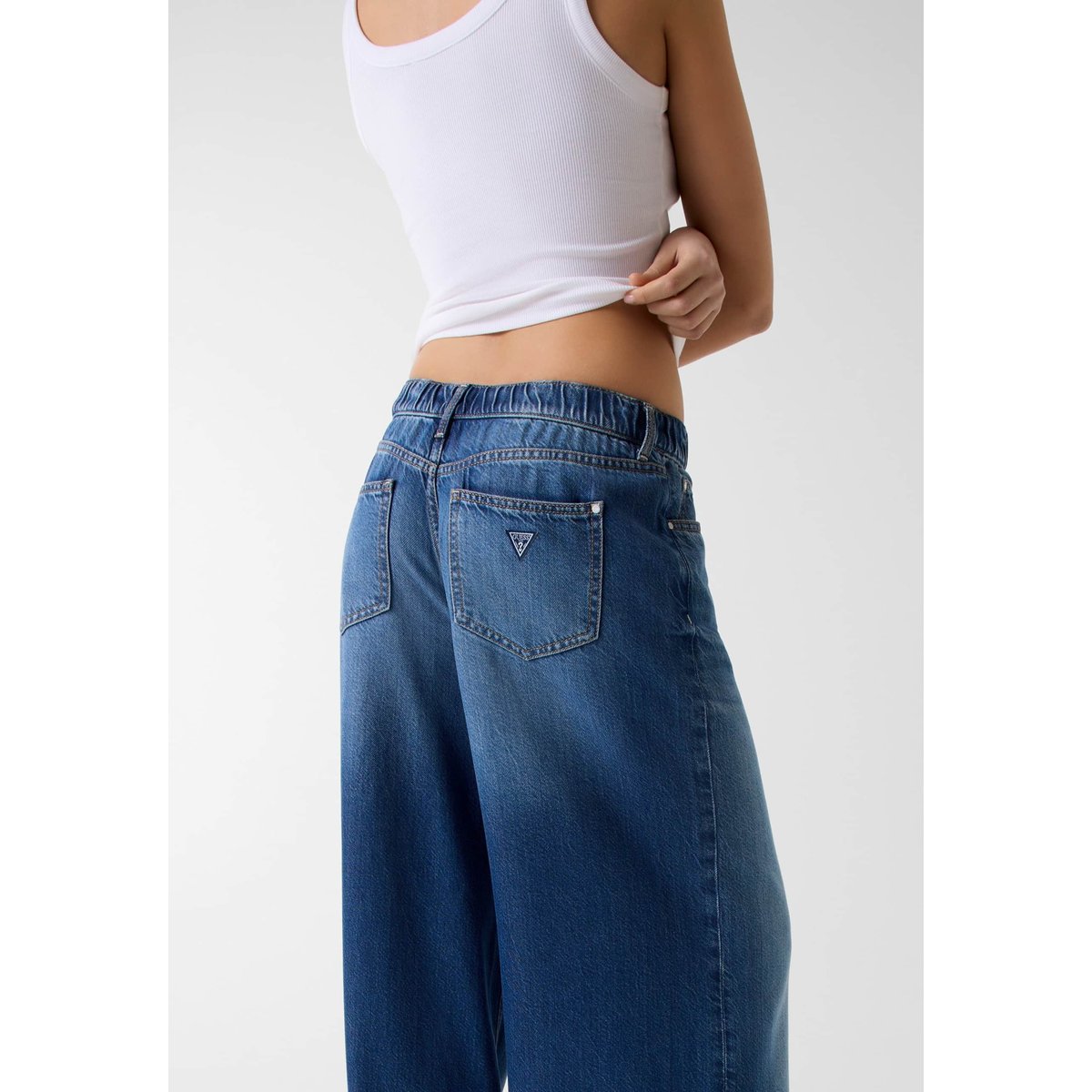 Jeans À Jambes Larges bleu, GUESS