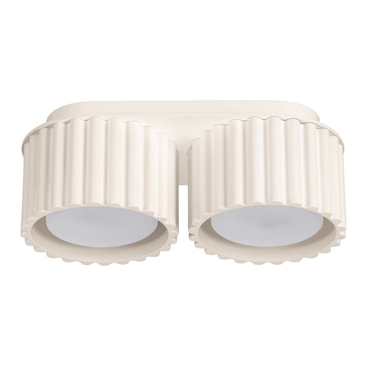Plafonnier Aluminium Beige Gx53 2 Aura beige, EDEN