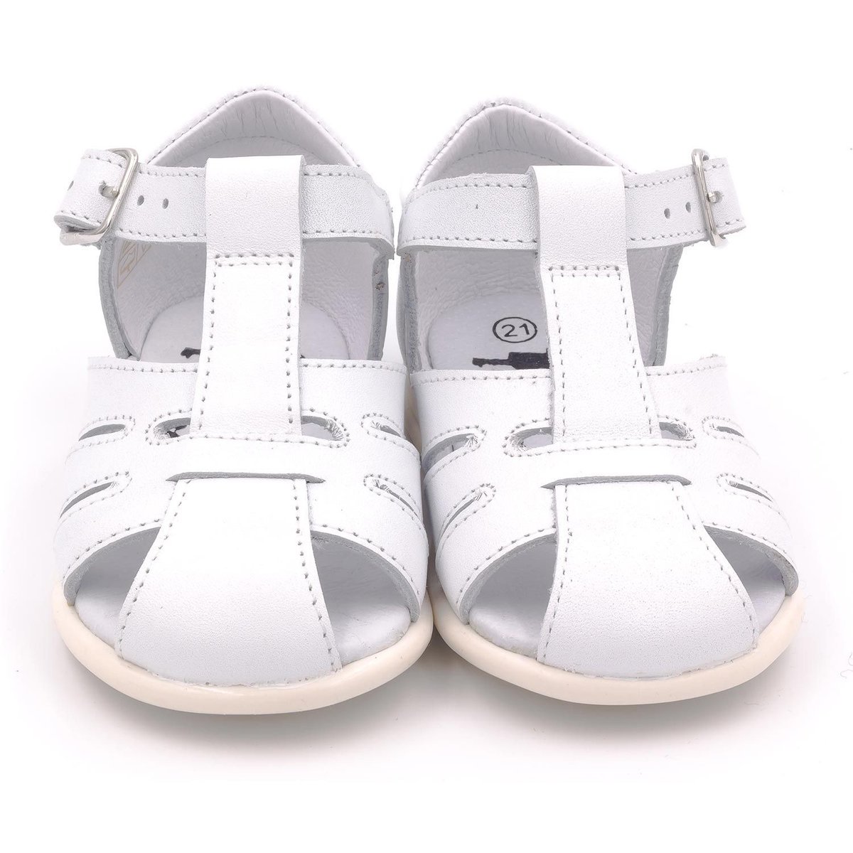 Boni Lou II – sandales bébé blanche, BONI&SIDONIE