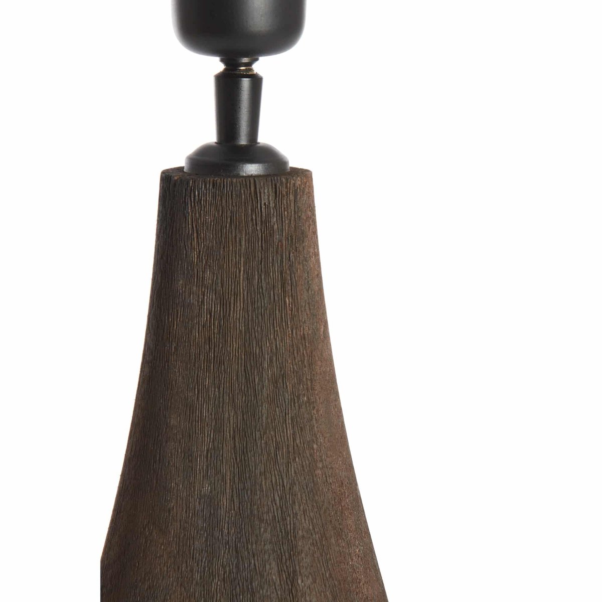 Base De La Lampe Bois TRAPINO marron, LIGHT & LIVING