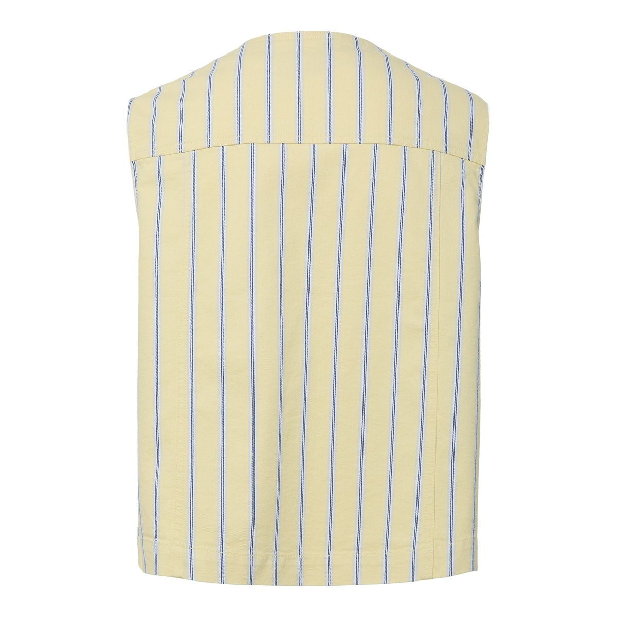 Gilet En Denim jaune - french vanilla, PIECES